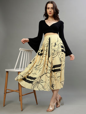 Gant Women Printed Regular Fit Skirt