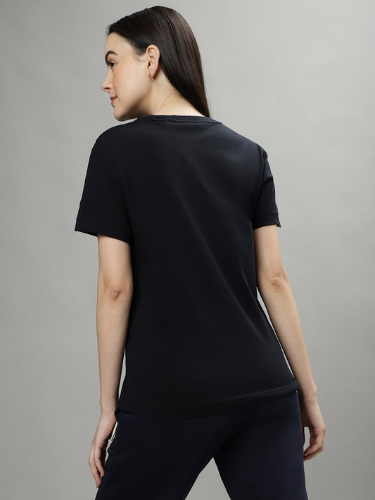 Gant Black Fashion Logo Regular Fit T-Shirt