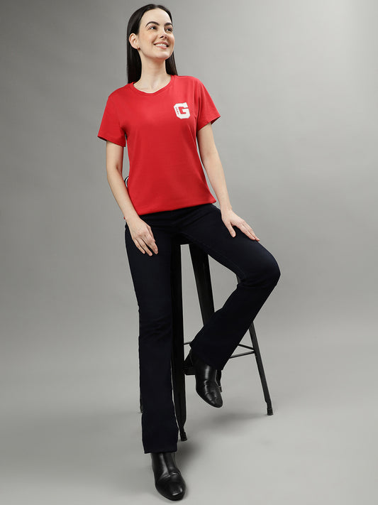 Gant Red Fashion Regular Fit T-Shirt