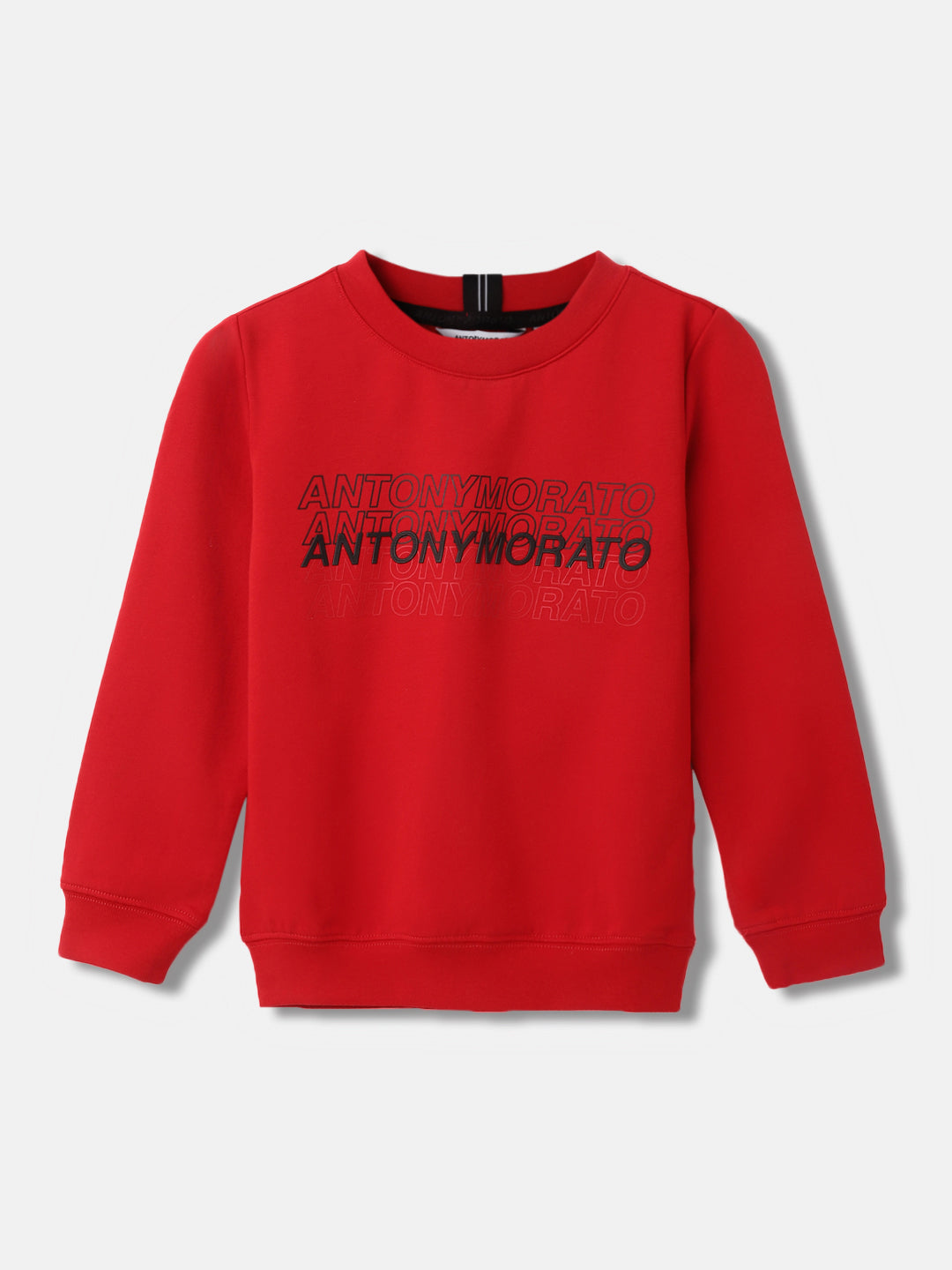 Antony Morato Boys Solid Full Sleeves Round Neck Sweatshirt