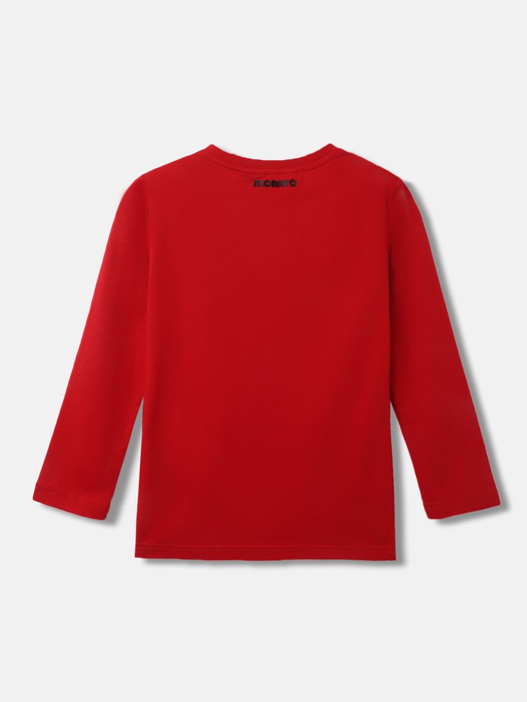 Antony Morato Kids Red Fashion Printed Slim Fit T-Shirt