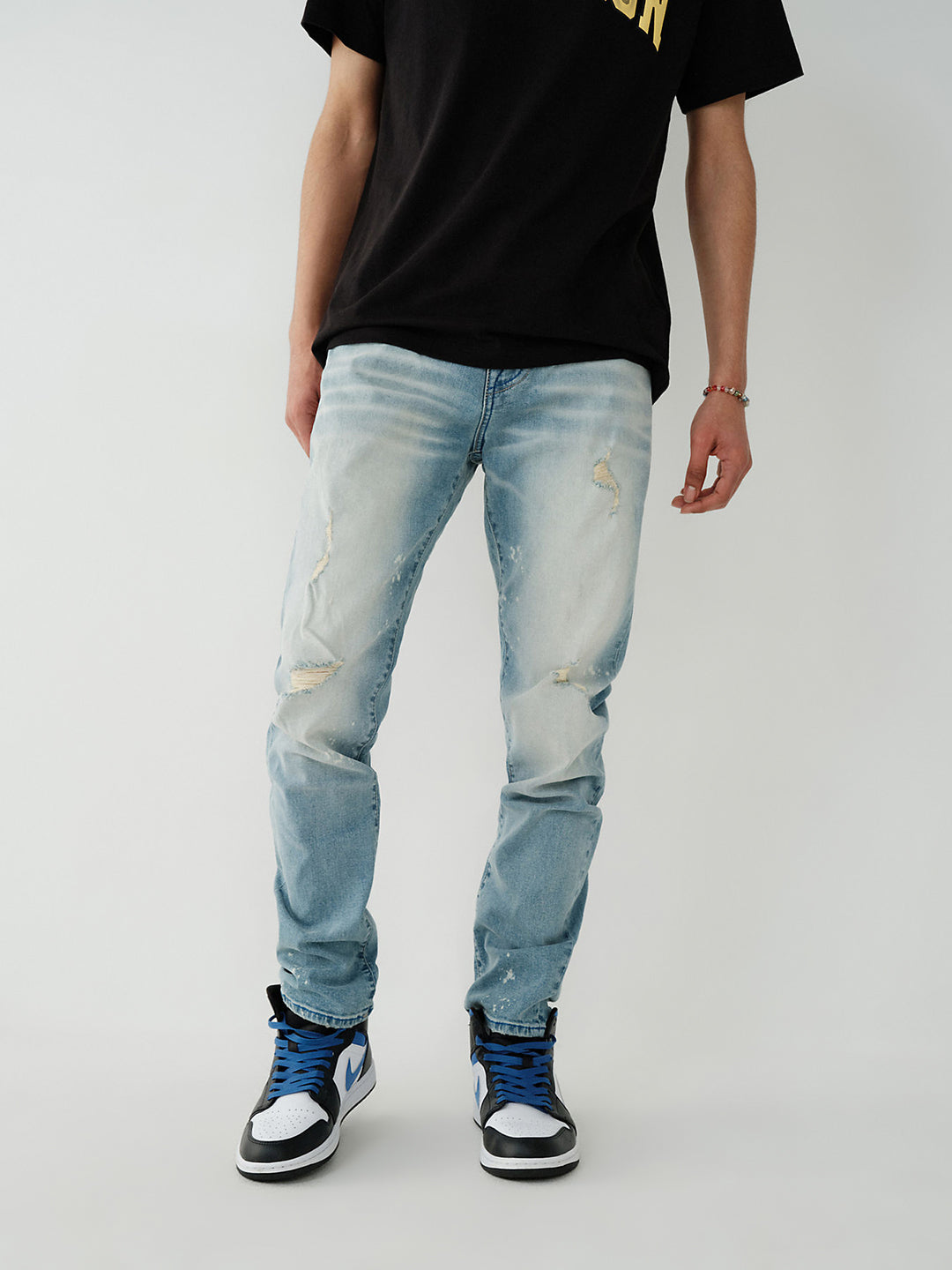 True Religion Skinny Blue Mid Rise Jeans