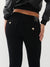 True Religion Classic Needle Stella Skinny Flare Black Mid Rise Jeans