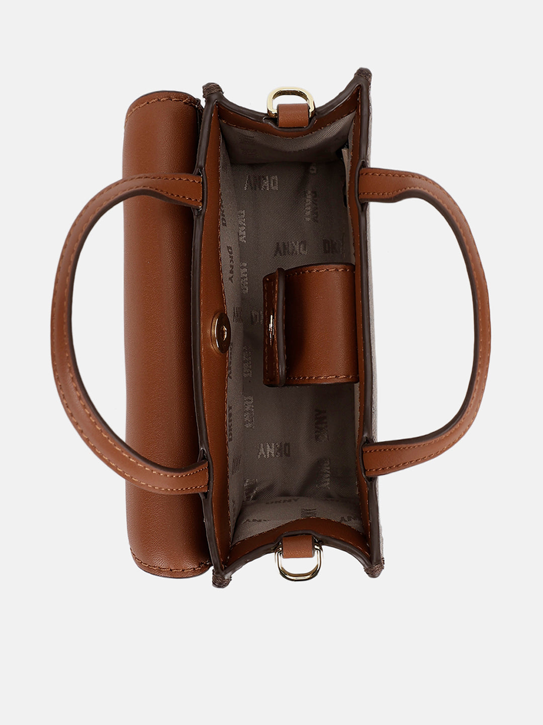 Dkny Women Brown Printed Sling Bag