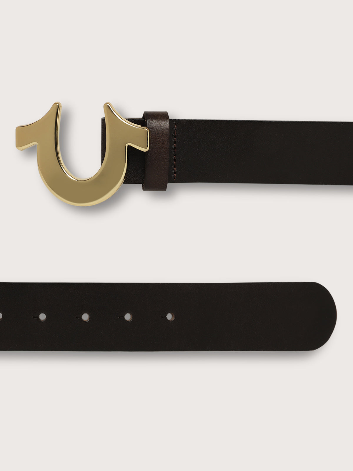 True Religion Men Brown Solid Belt